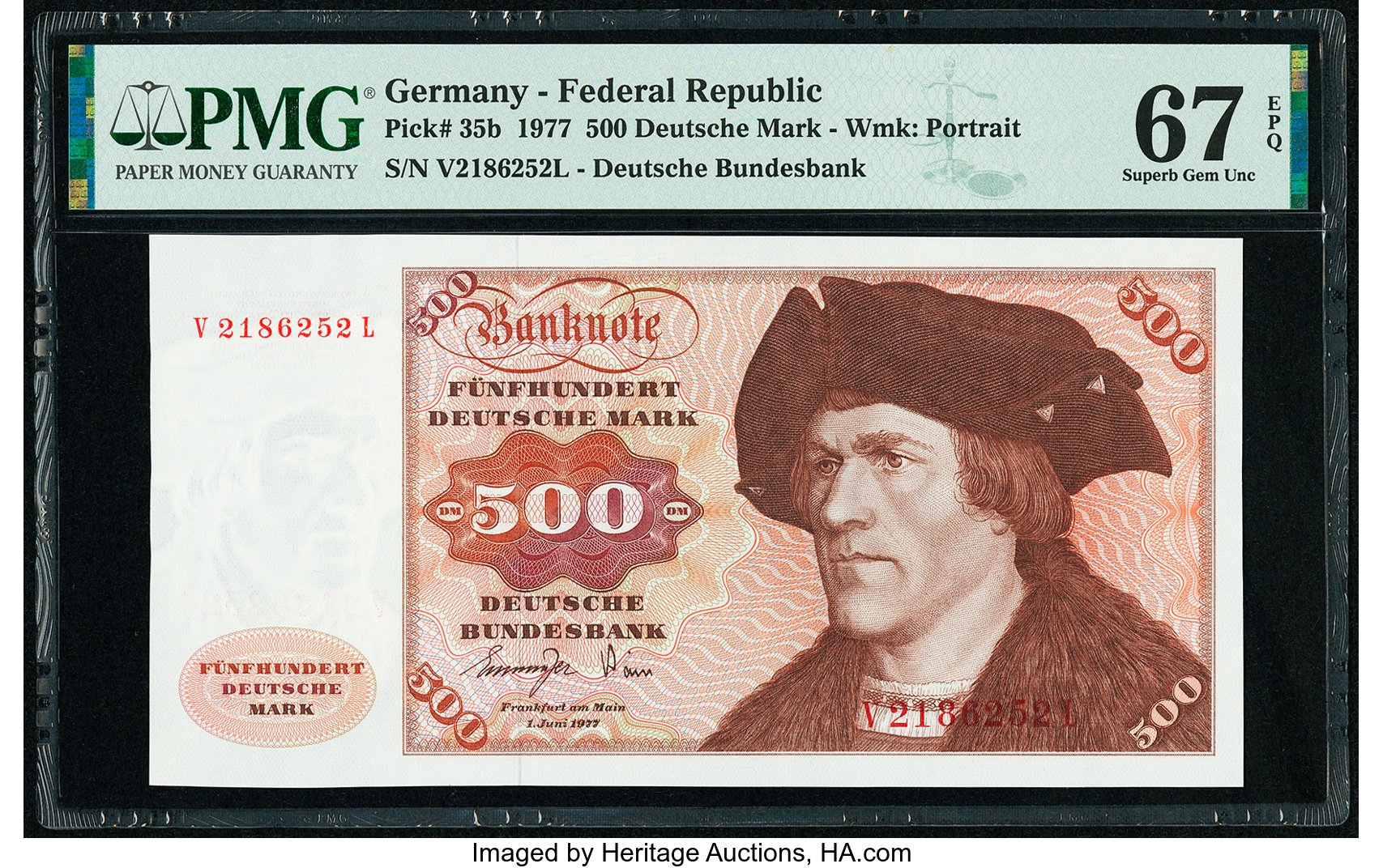image for: Germany, Federal Republic of  500 deutsche mark (B206b)