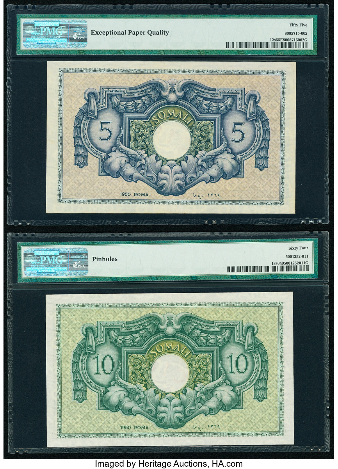 image for: Italian Somaliland  5 somali(B302a)
