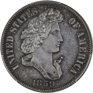 image for: 50C 1859 J-239 PCGS PR63 CAC