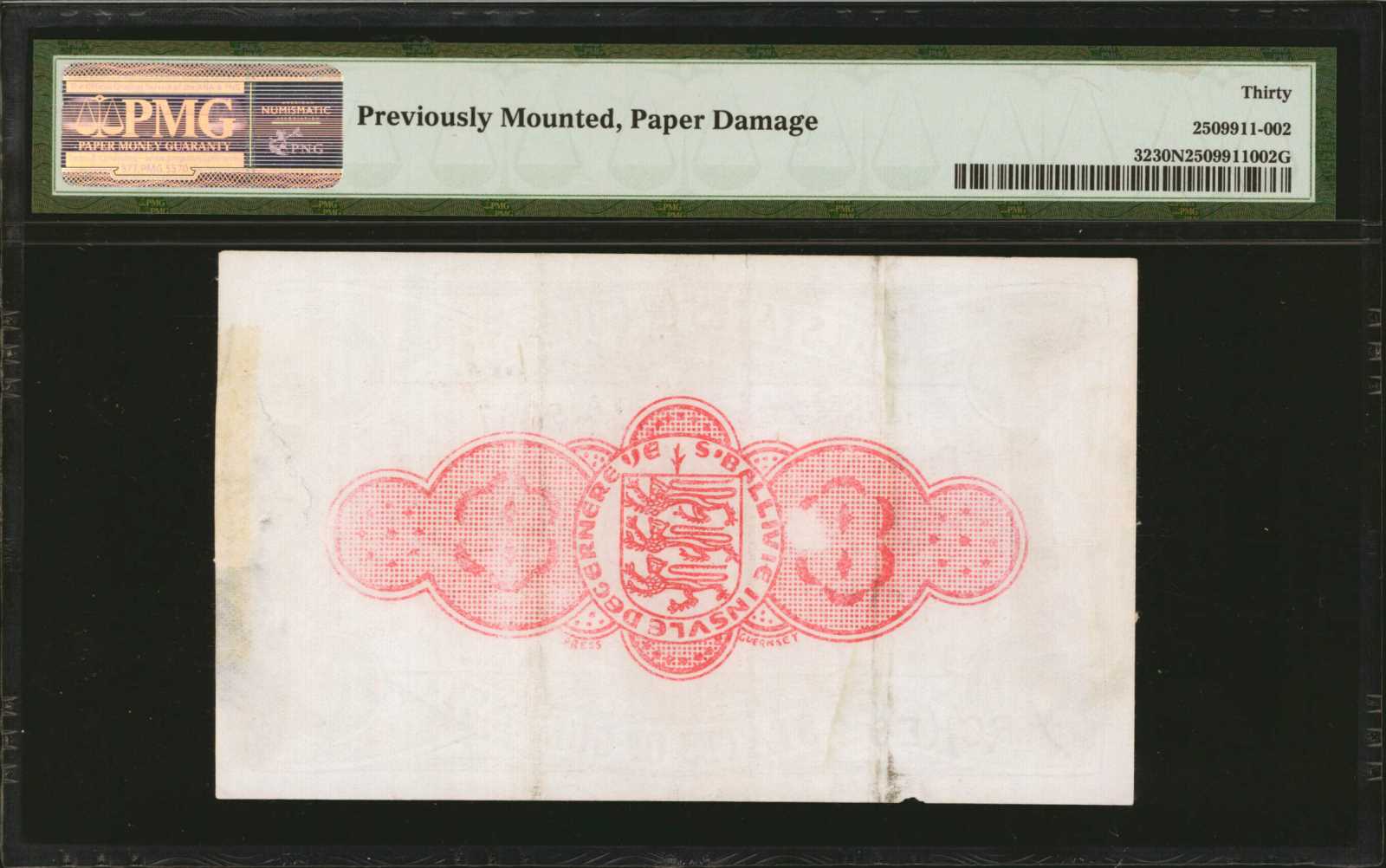 image for: Guernsey  10 shillings(B143a)