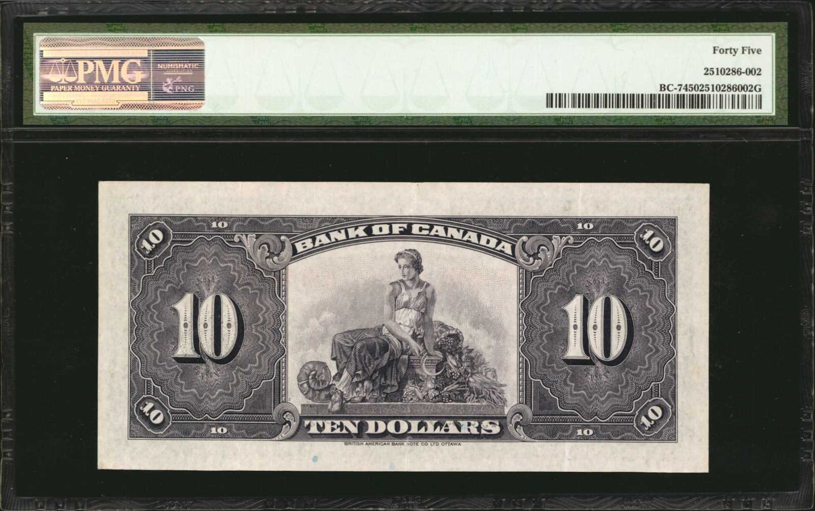 image for: Canada  10 dollars (B307a)