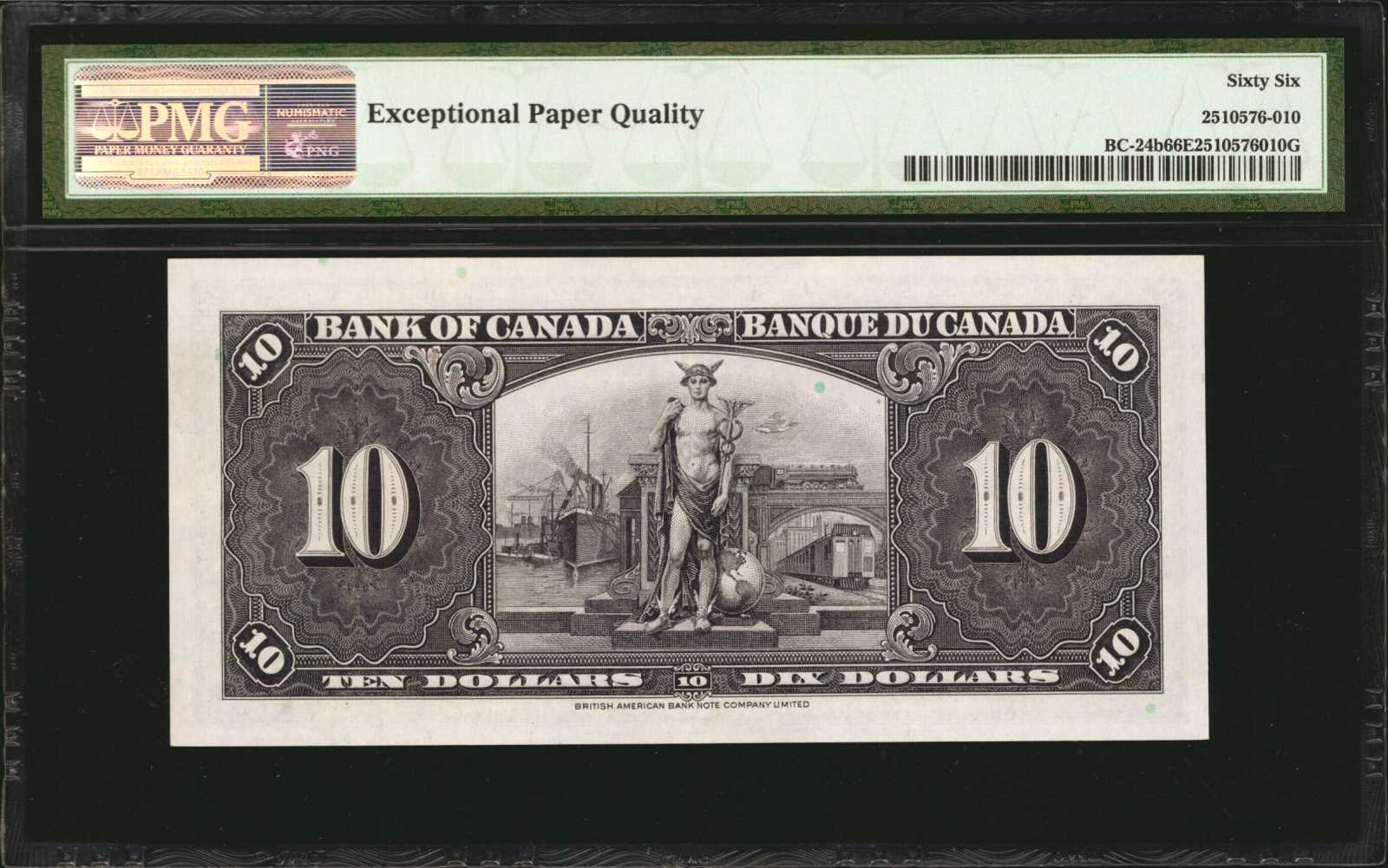 image for: Canada  10 dollars (B324a)