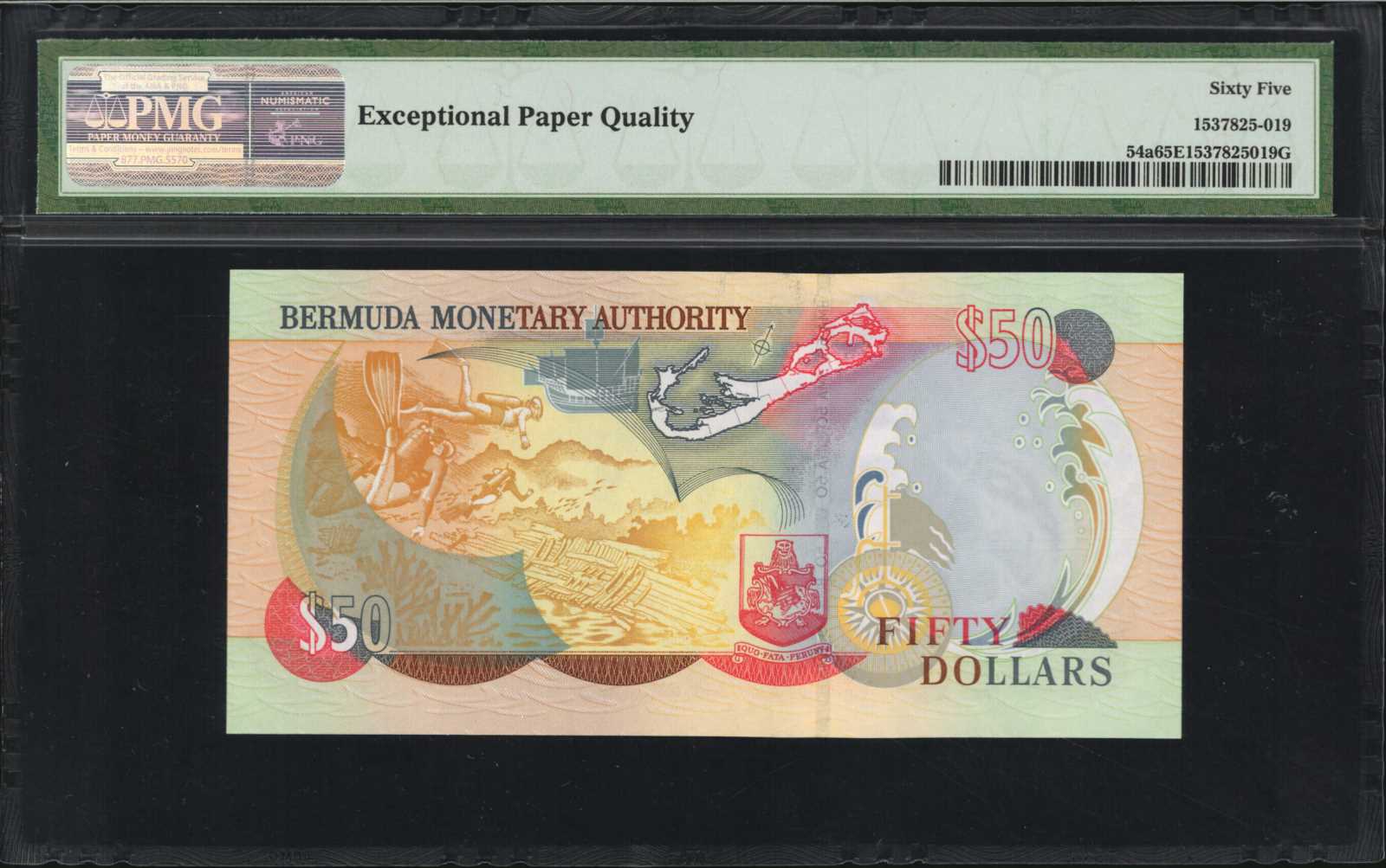 image for: Bermuda  50 dollars (B227a)