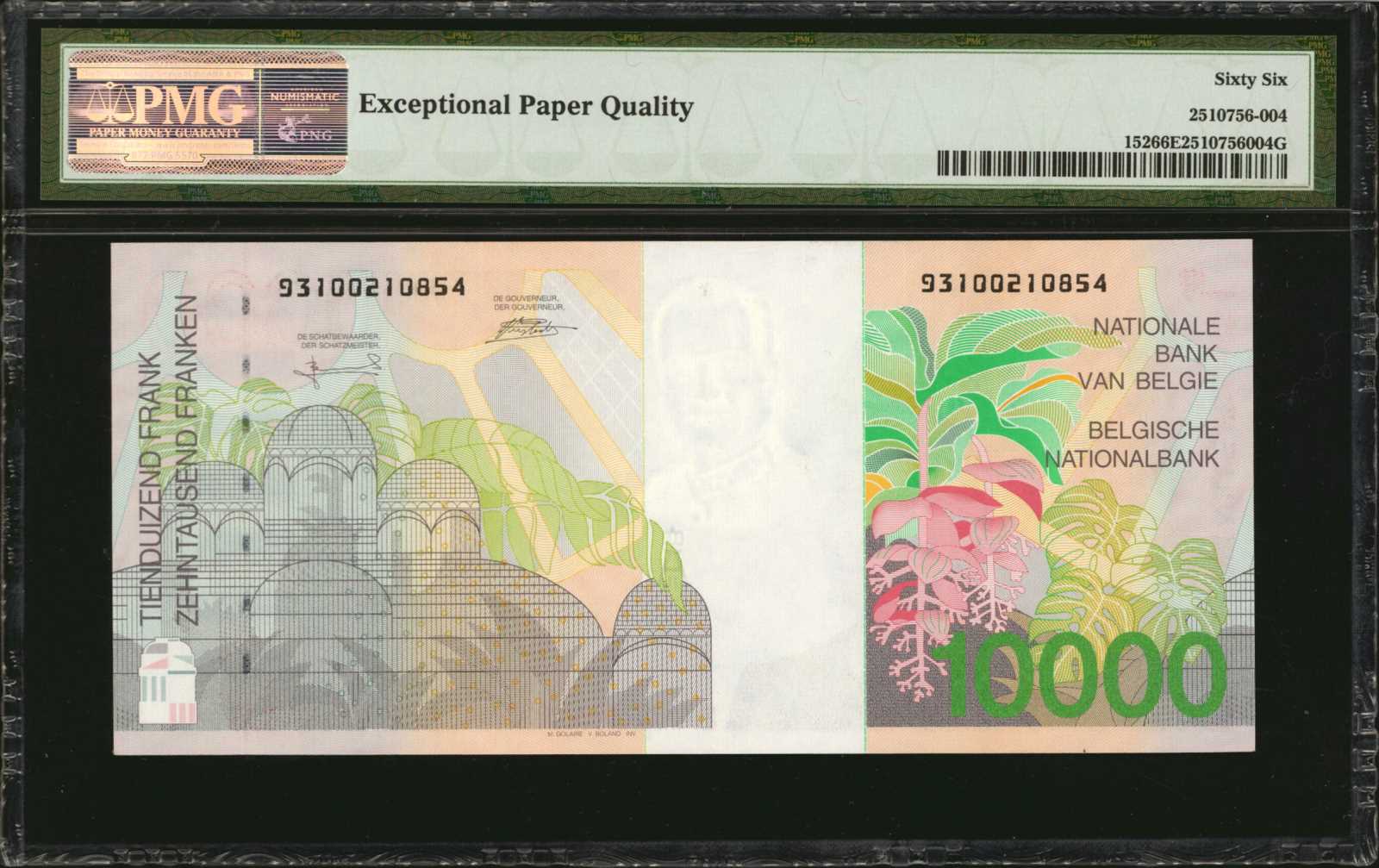 image for: Belgium  10,000 francs (B595as)