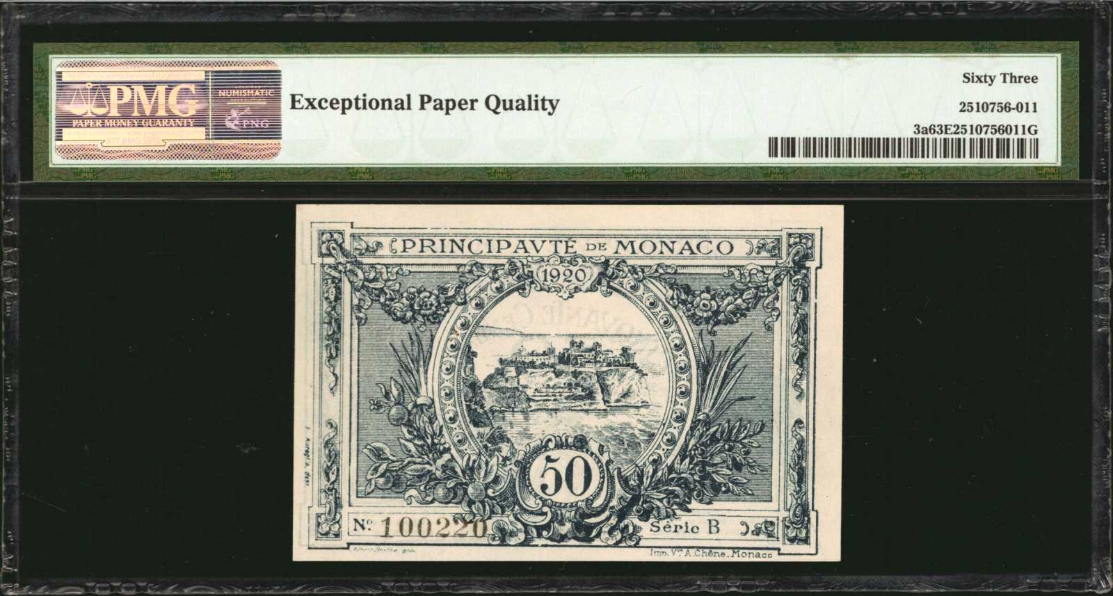 image for: Monaco  50 centimes (B102ar)