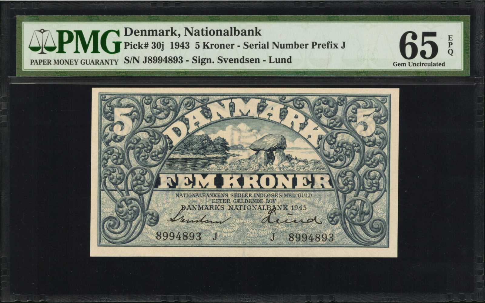 image for: Denmark  5 kroner (B901d)