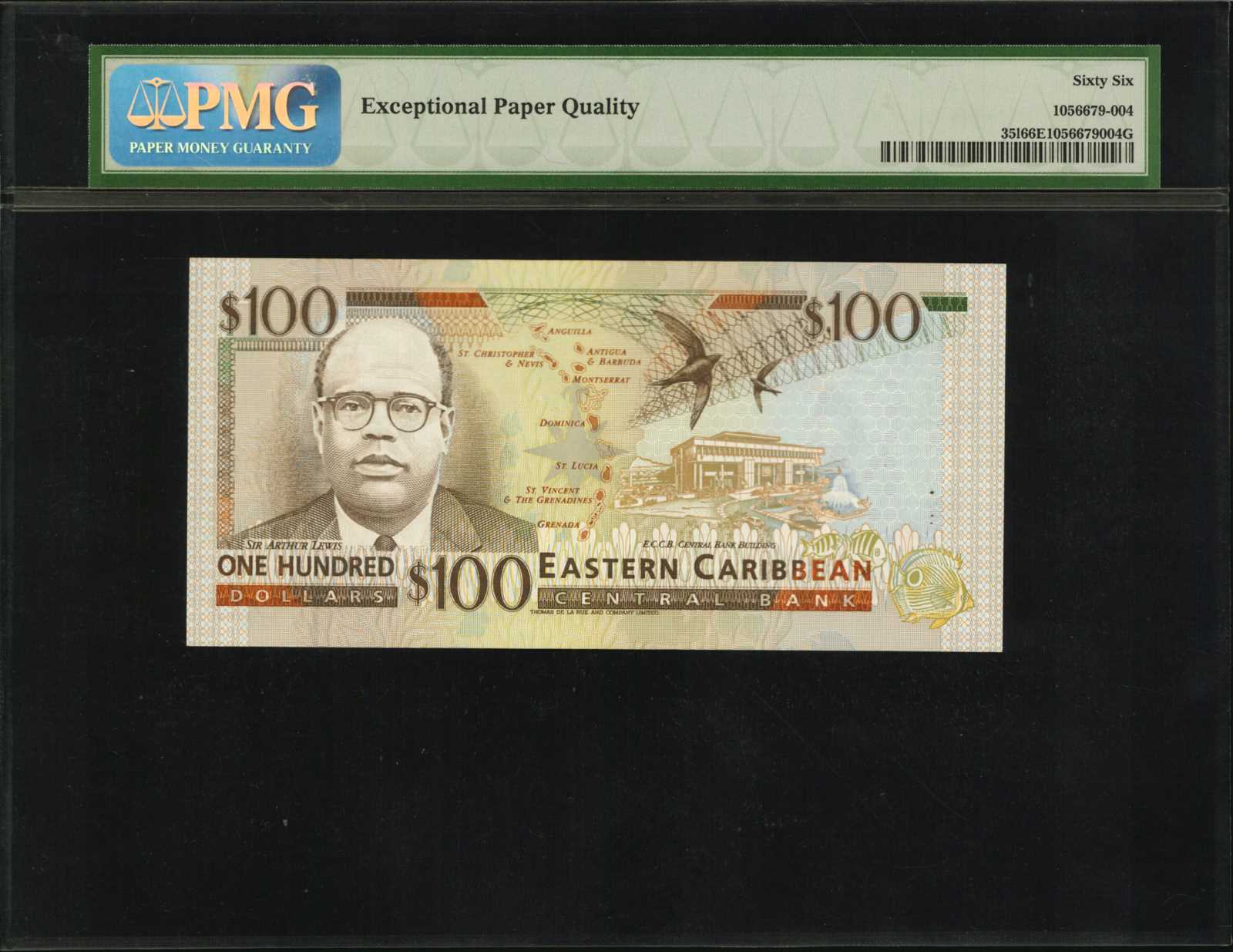 image for: East Caribbean States  100 dollars (B219a)
