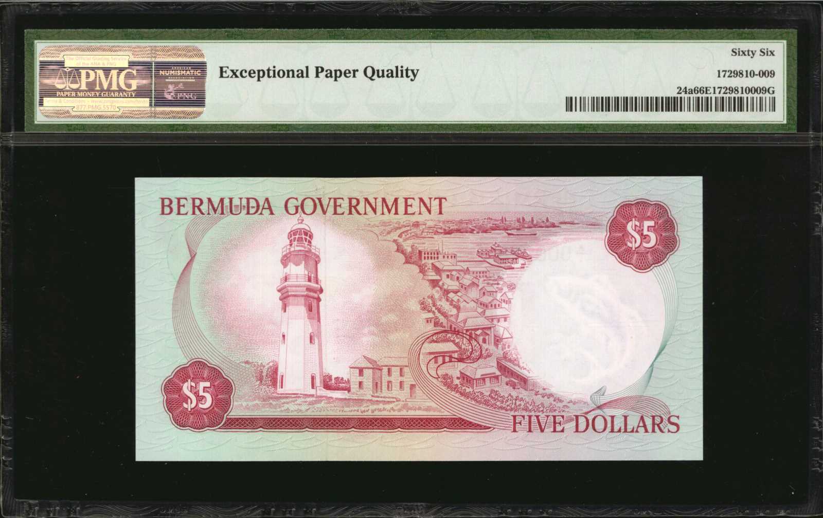 image for: Bermuda  5 dollars(B125a)