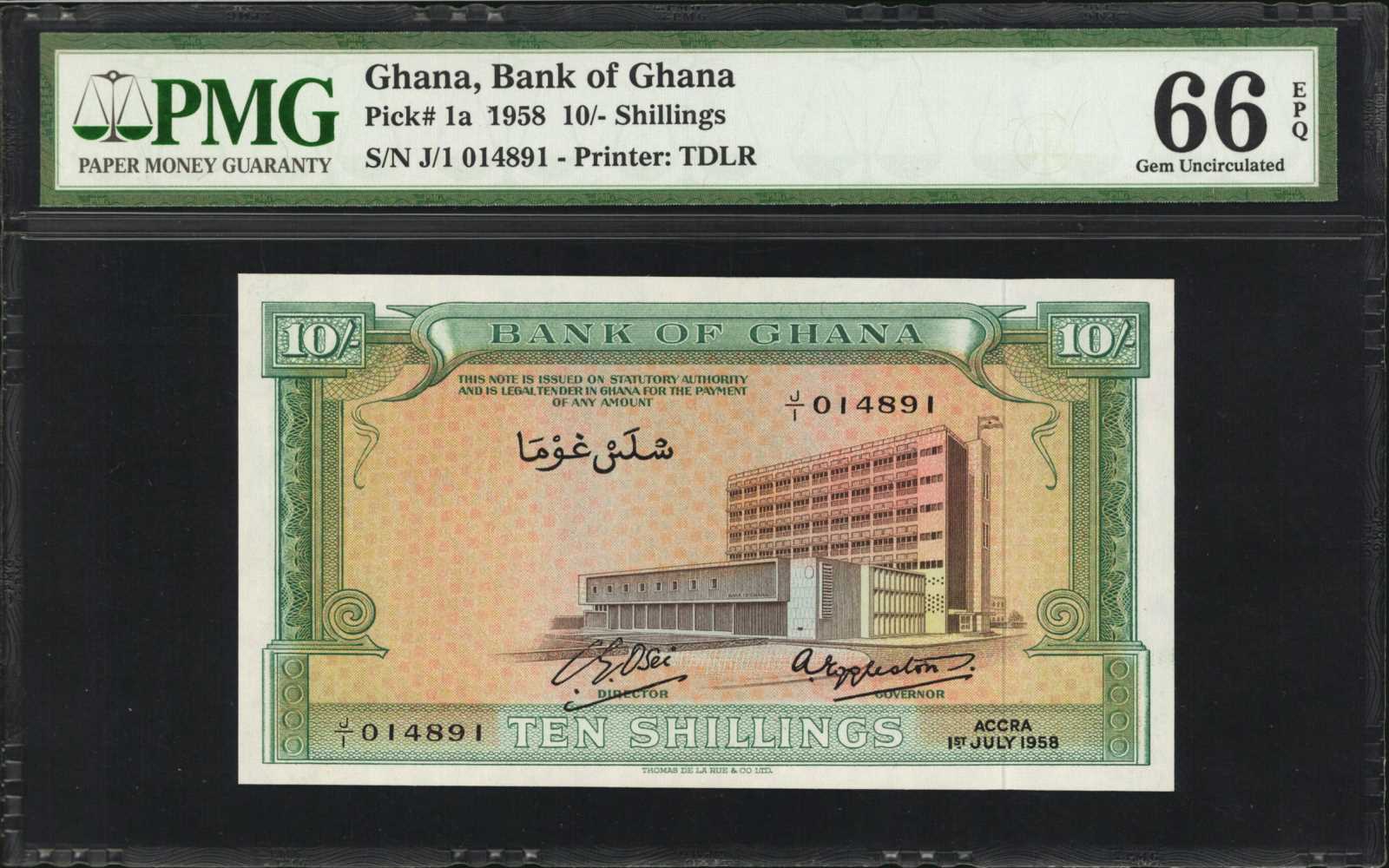 image for: Ghana  10 shillings (B101as4)