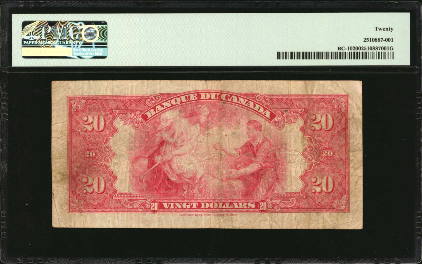 image for: Canada  20 dollars (B310a)