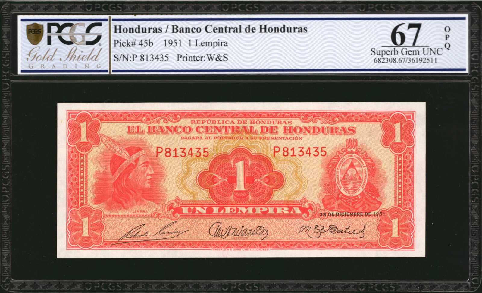 image for: Honduras  1 lempira (B301as)