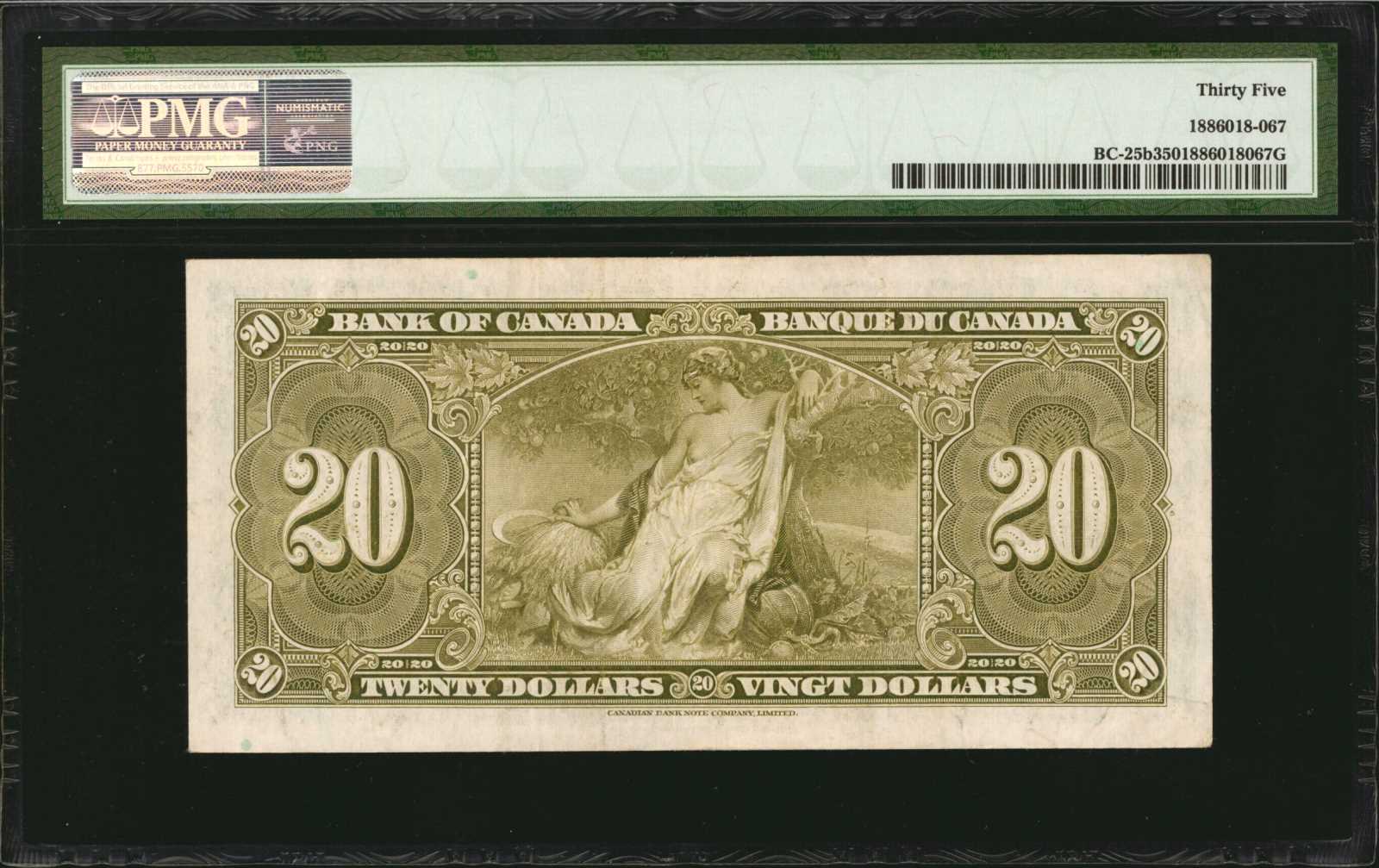 image for: Canada  20 dollars (B325a)