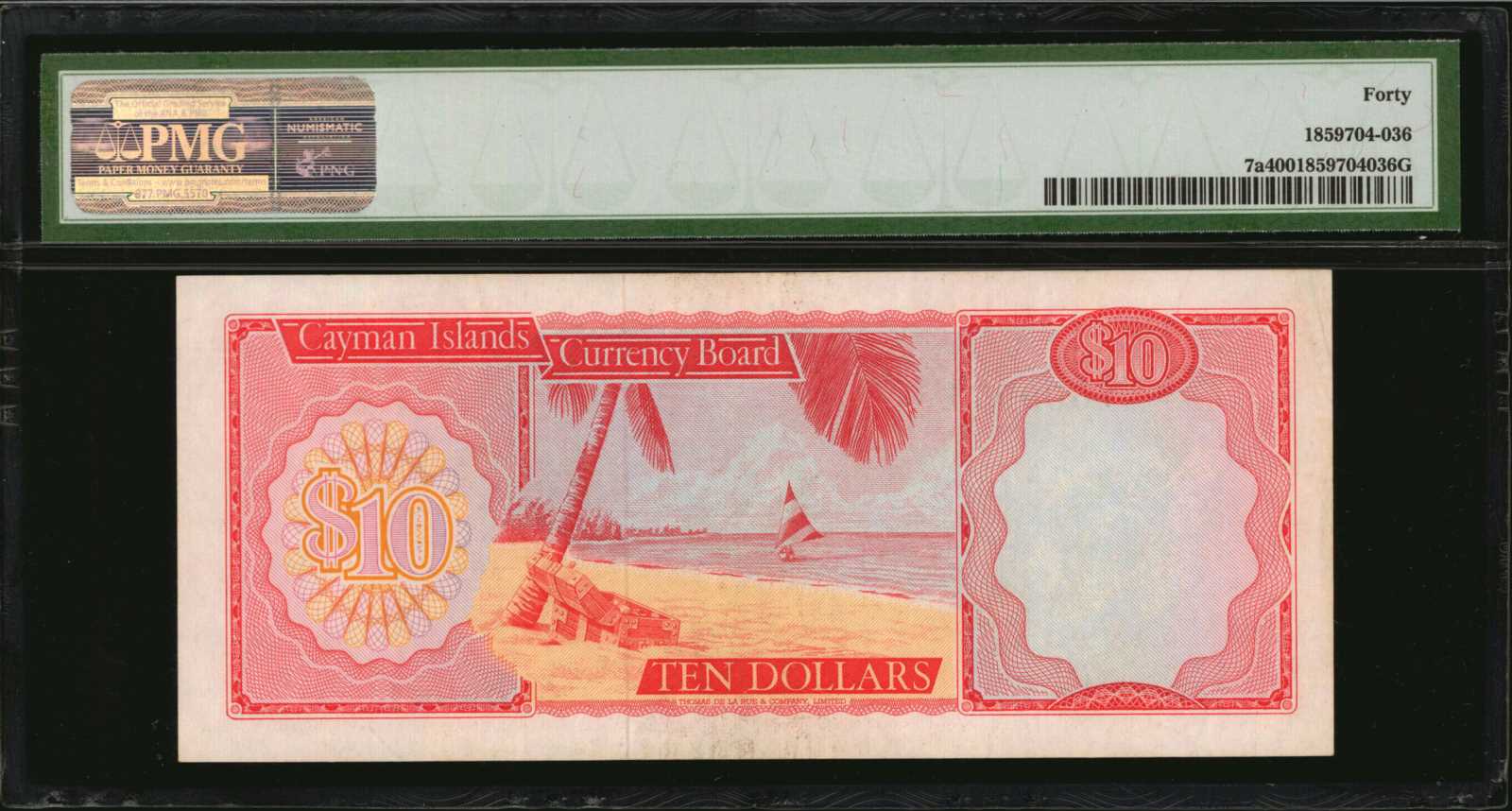 image for: Cayman Islands  10 dollars (B107a)