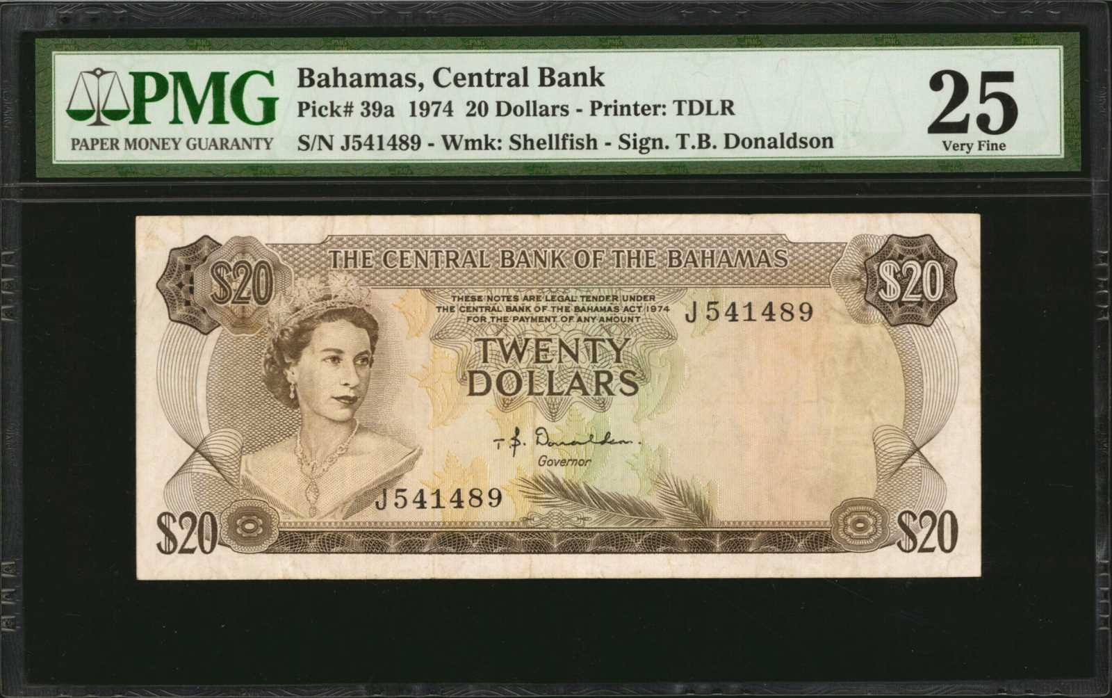 image for: Bahamas  20 dollars (B304z)