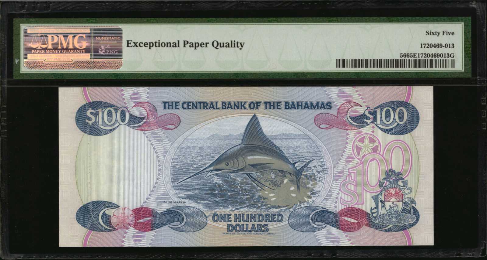 image for: Bahamas  100 dollars (B322as1)