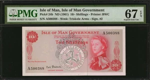 image for: Isle of Man 10 shillings (B101b)