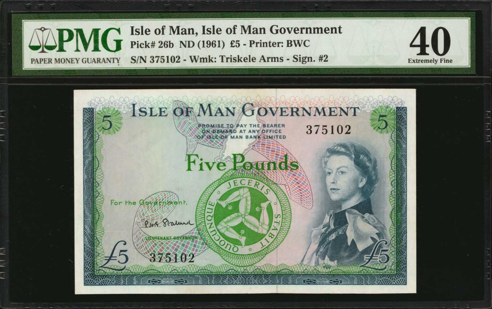 image for: Isle of Man  5 pounds (B103as2)