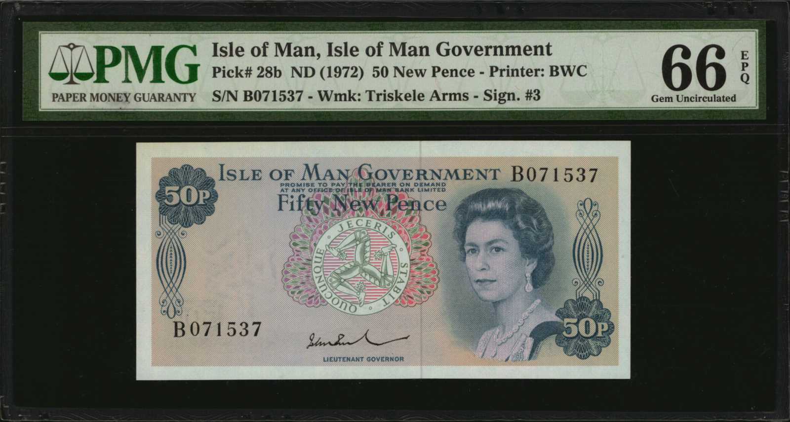 image for: Isle of Man  50 new pence (B105as)