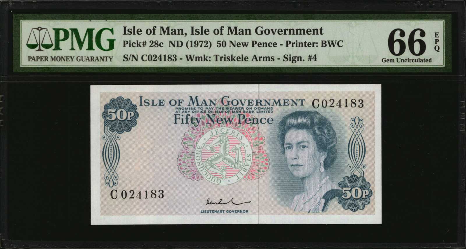 image for: Isle of Man  50 new pence (B105as)