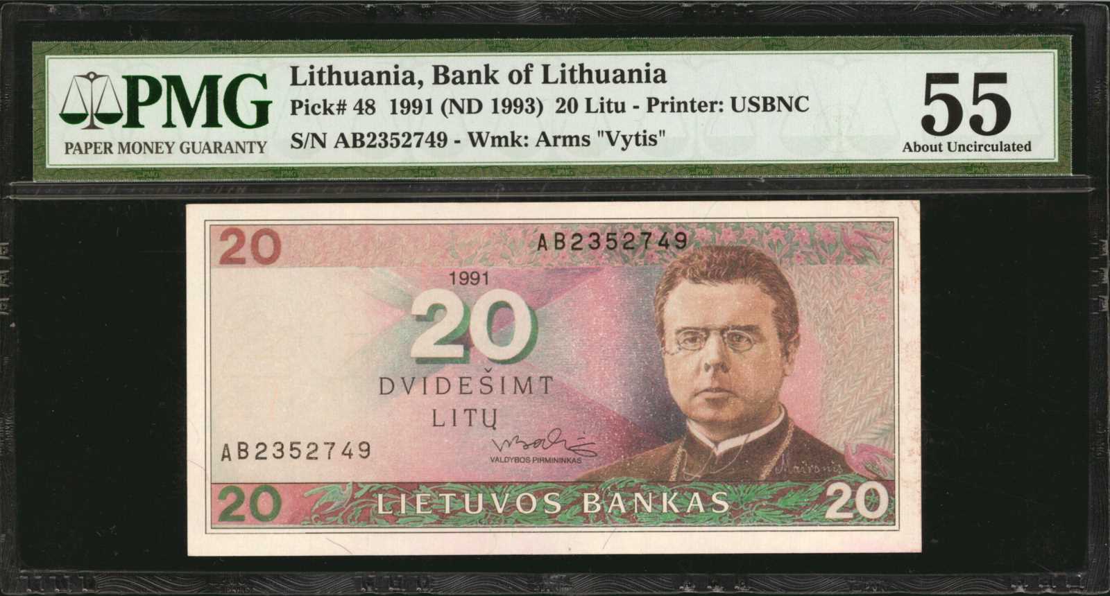 image for: Lithuania  20 lit? (B159a)