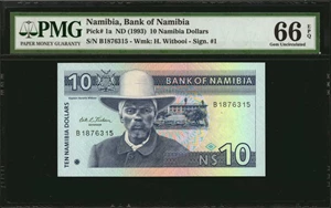 image for: Namibia 10 dollars (B201az)
