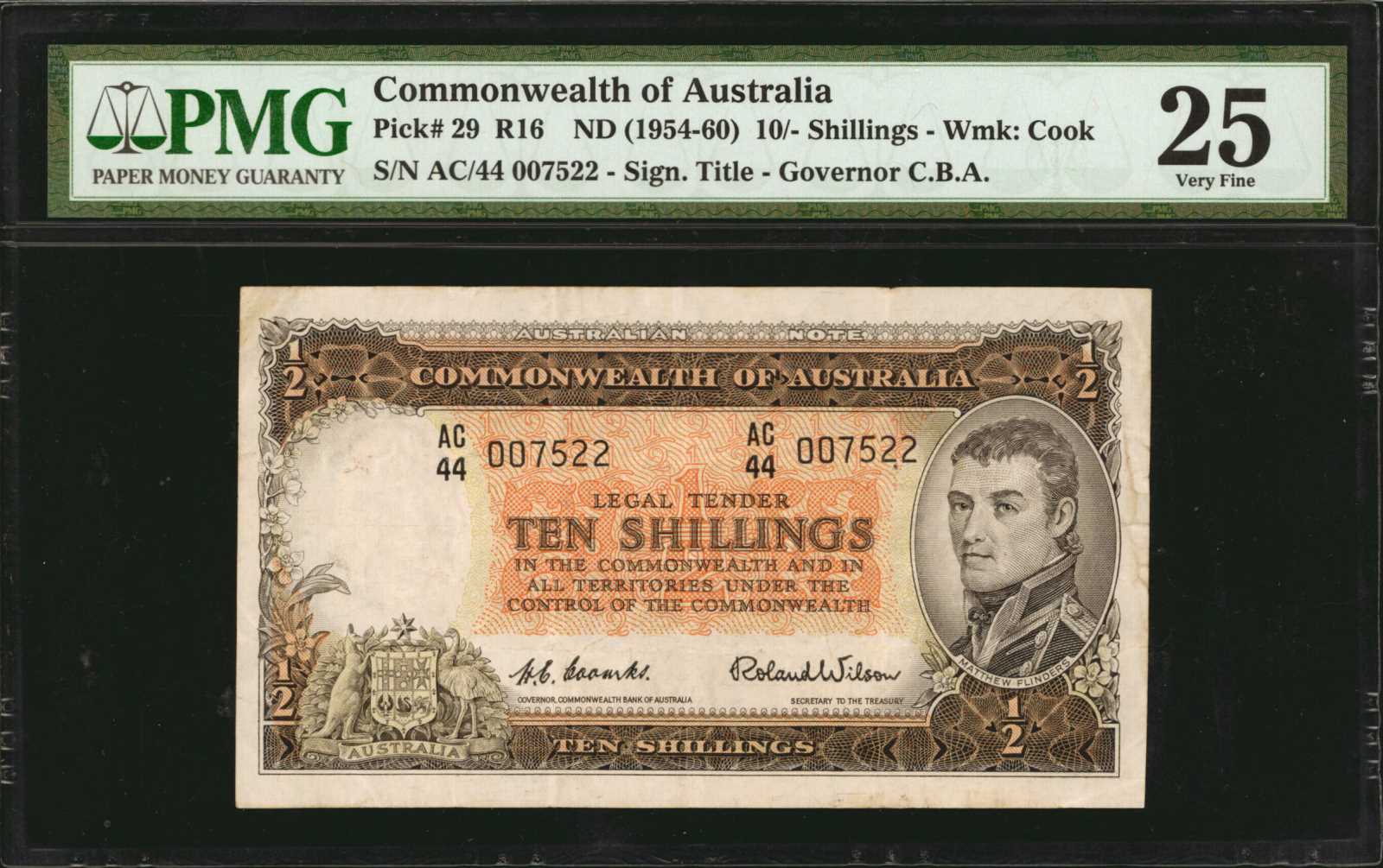 image for: Australia  10 shillings(B138a)