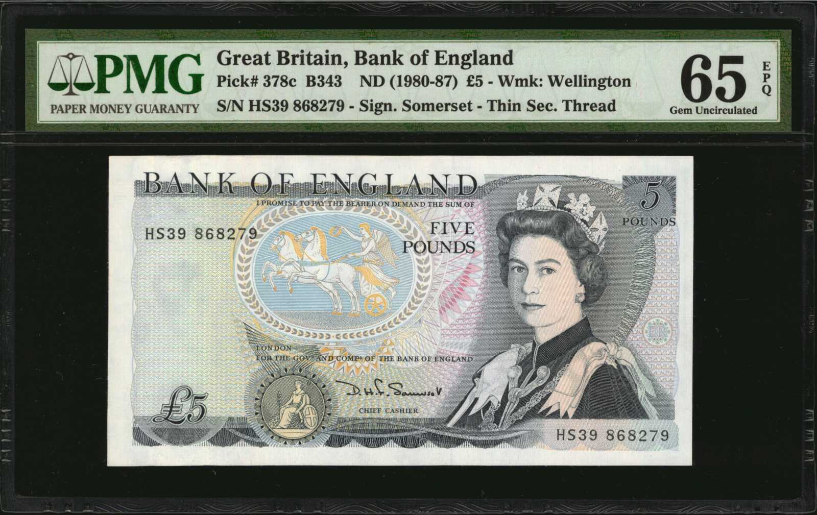 image for: United Kingdom  5 pounds (B185ds)