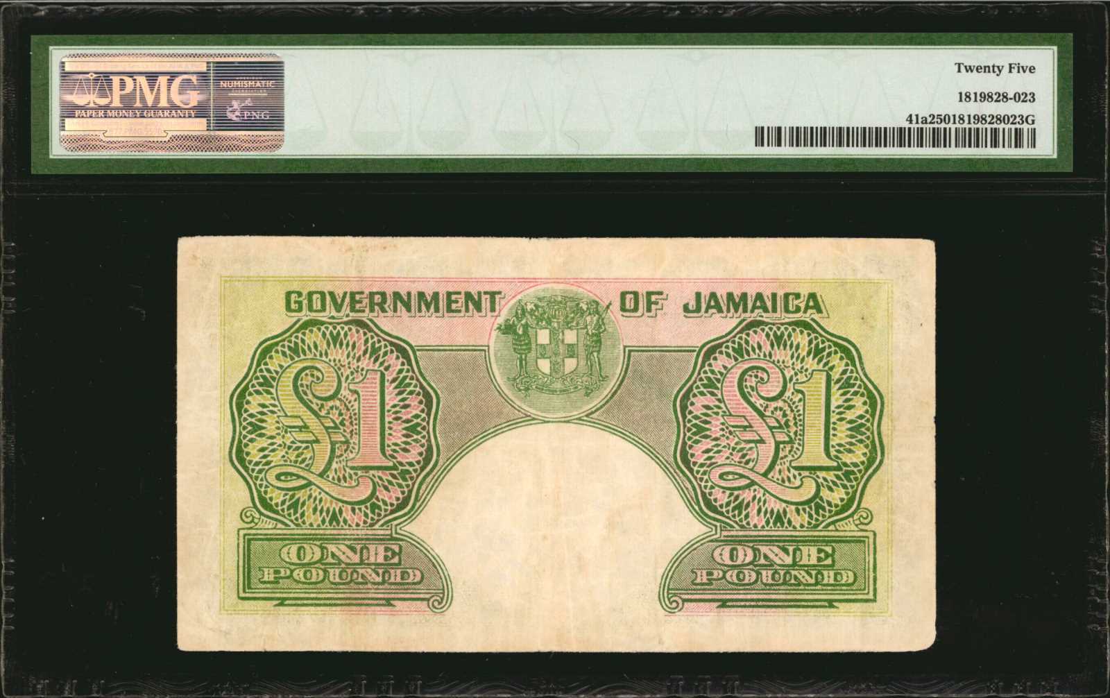 image for: Jamaica  1 pound (B110i)