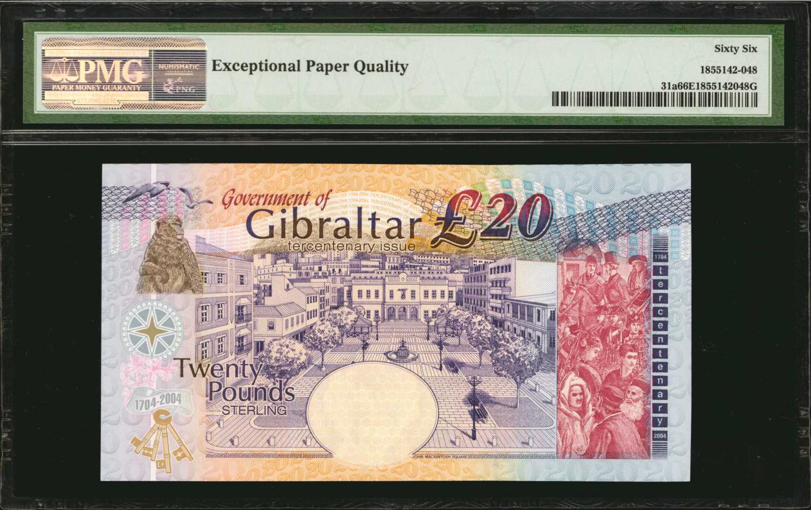 image for: Gibraltar  20 pounds (B129as)