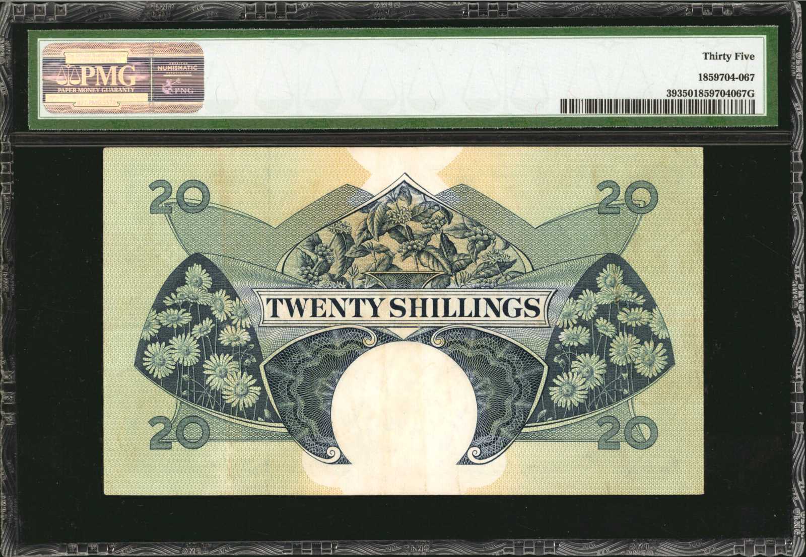 image for: East Africa  20 shillings(B229as2)
