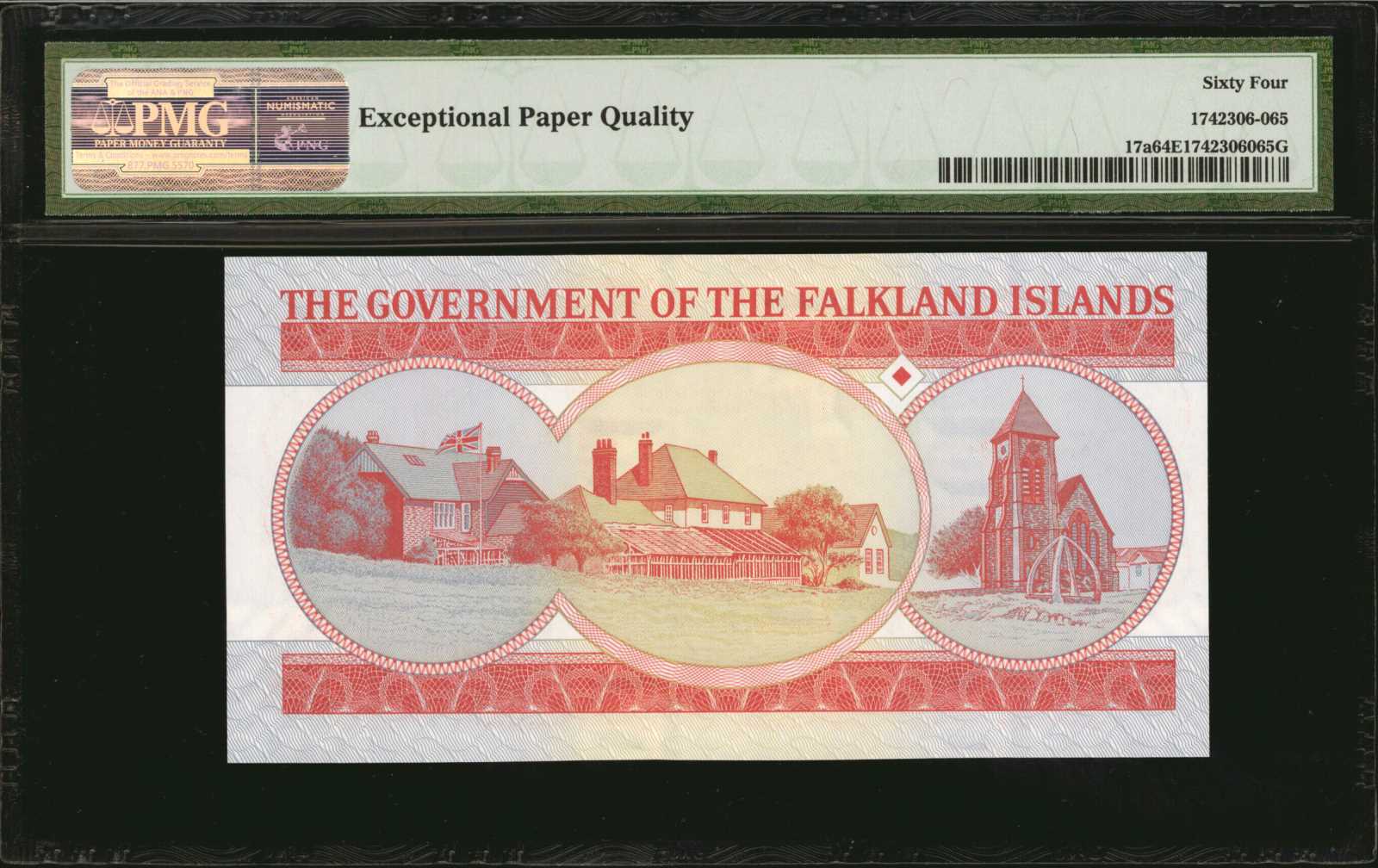 image for: Falkland Islands  5 pounds (B219a)