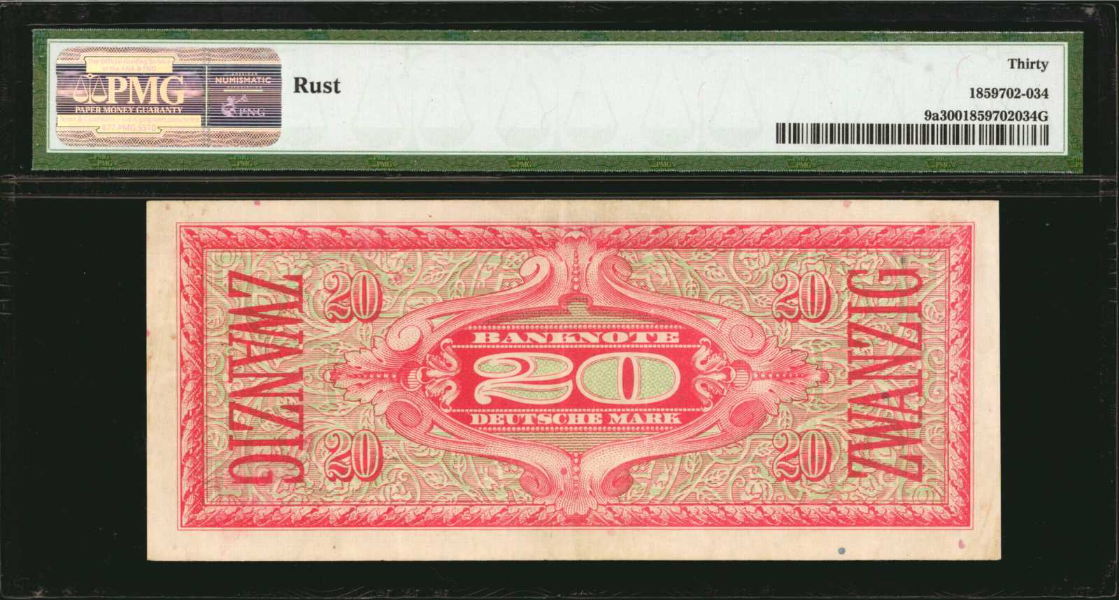 image for: Germany, Federal Republic of  20 deutsche mark (B105z)