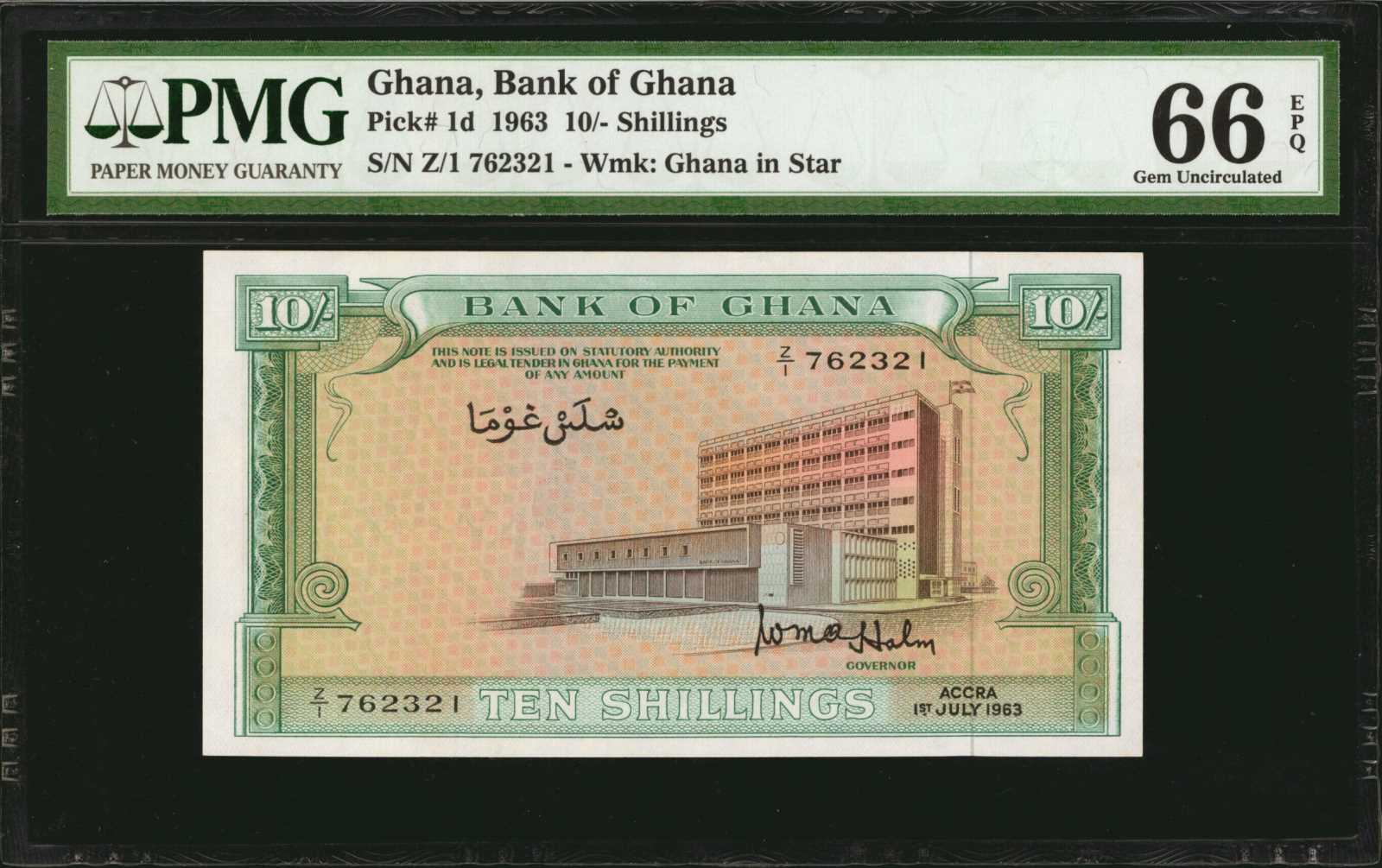 image for: Ghana  10 shillings (B101c)