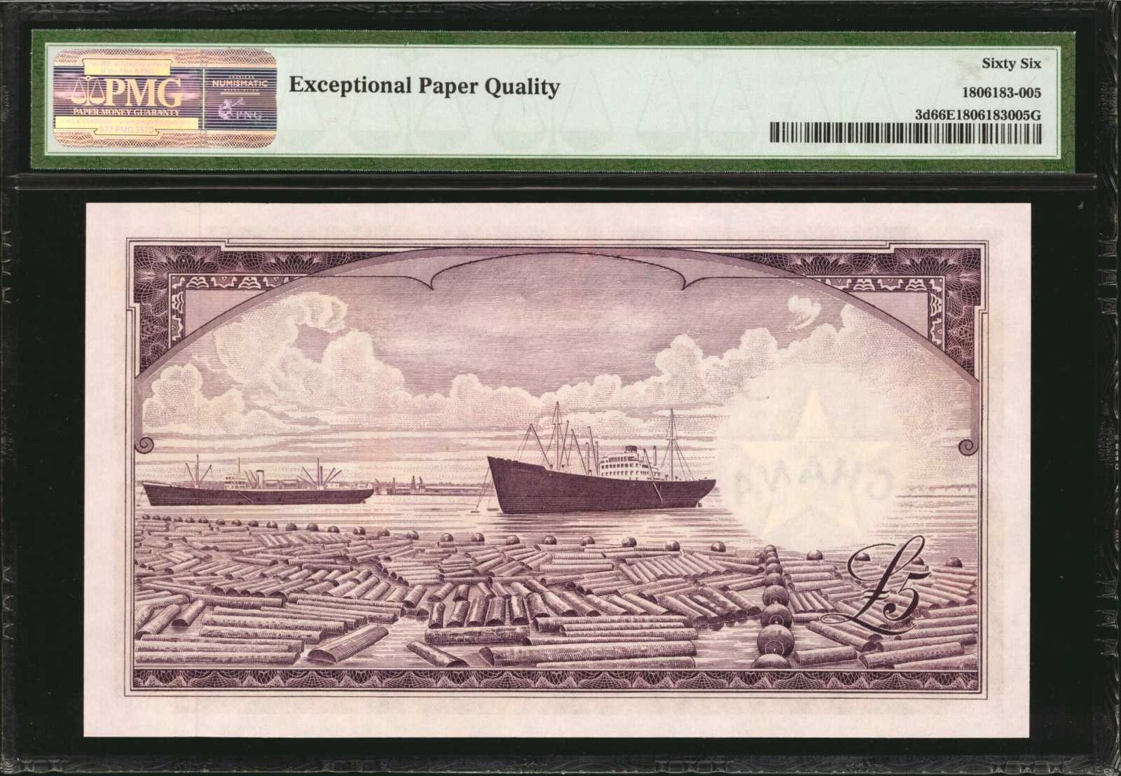 image for: Ghana  5 pounds (B103b)