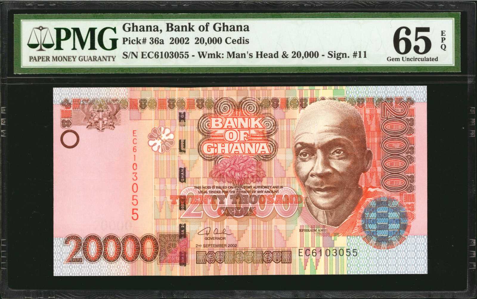 image for: Ghana  20,000 cedis (B144bs)
