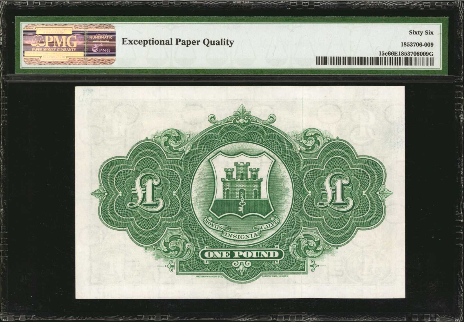 image for: Gibraltar  1 pound (B113d)