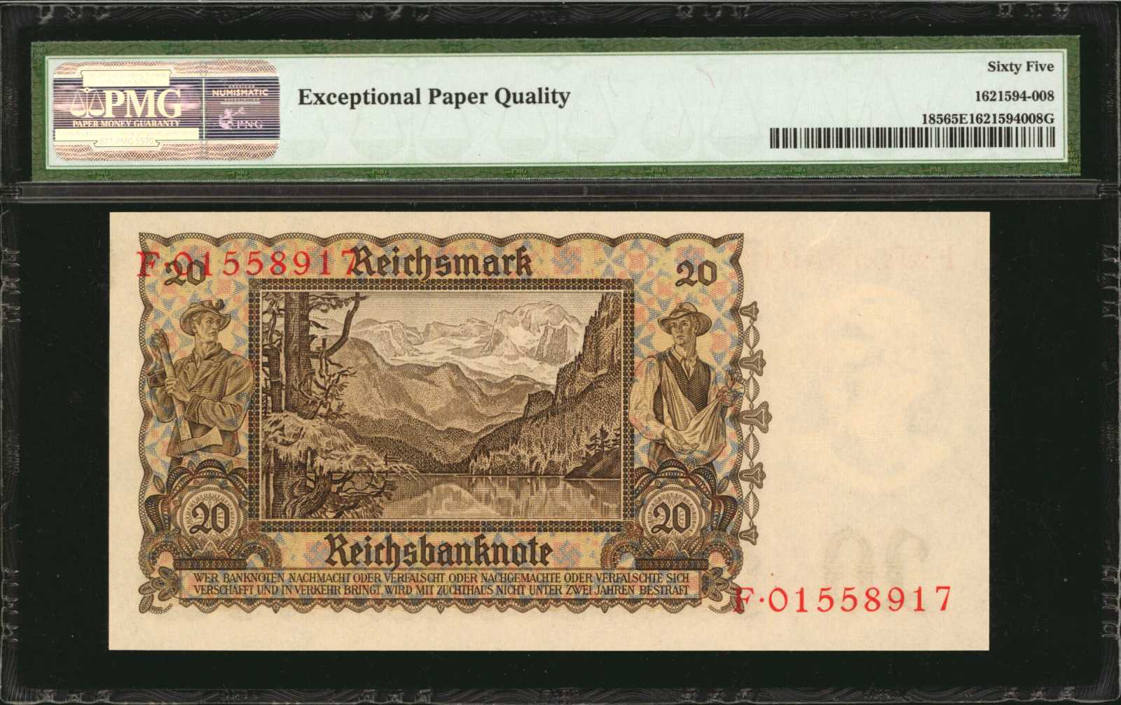 image for: Germany  20 reichsmark (B324a)