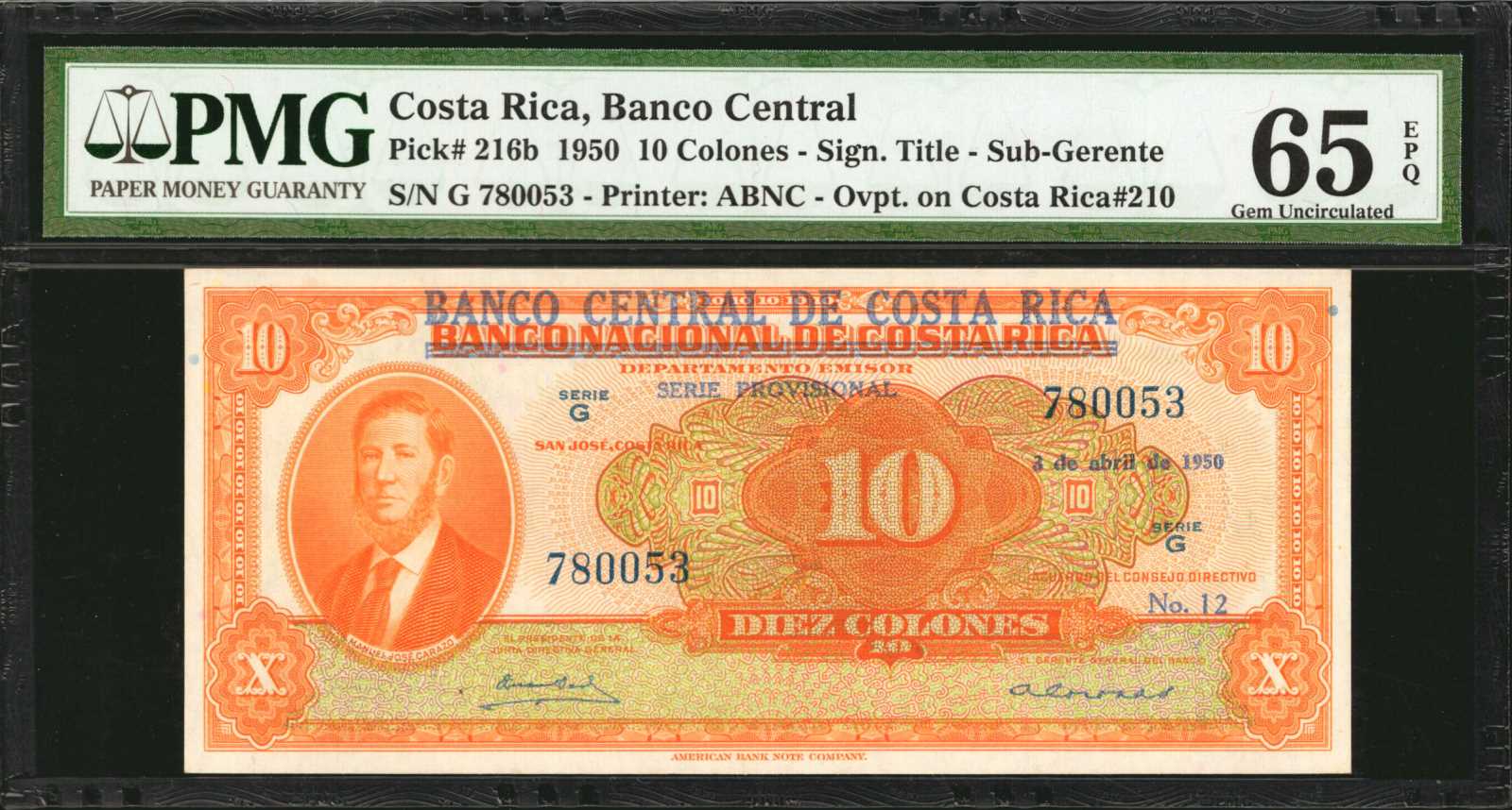 3.4.1950 3 de abril de 1950 Sig 1: Dent/Coronas Series G 