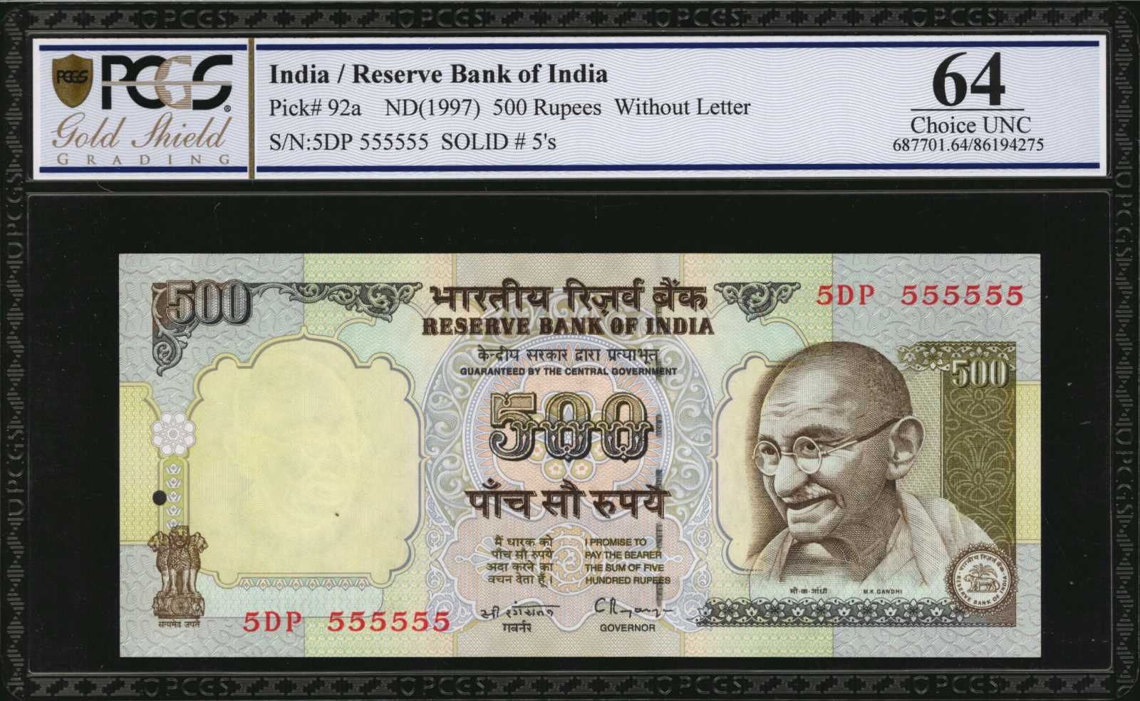 image for: India  500 rupees (B276b3)