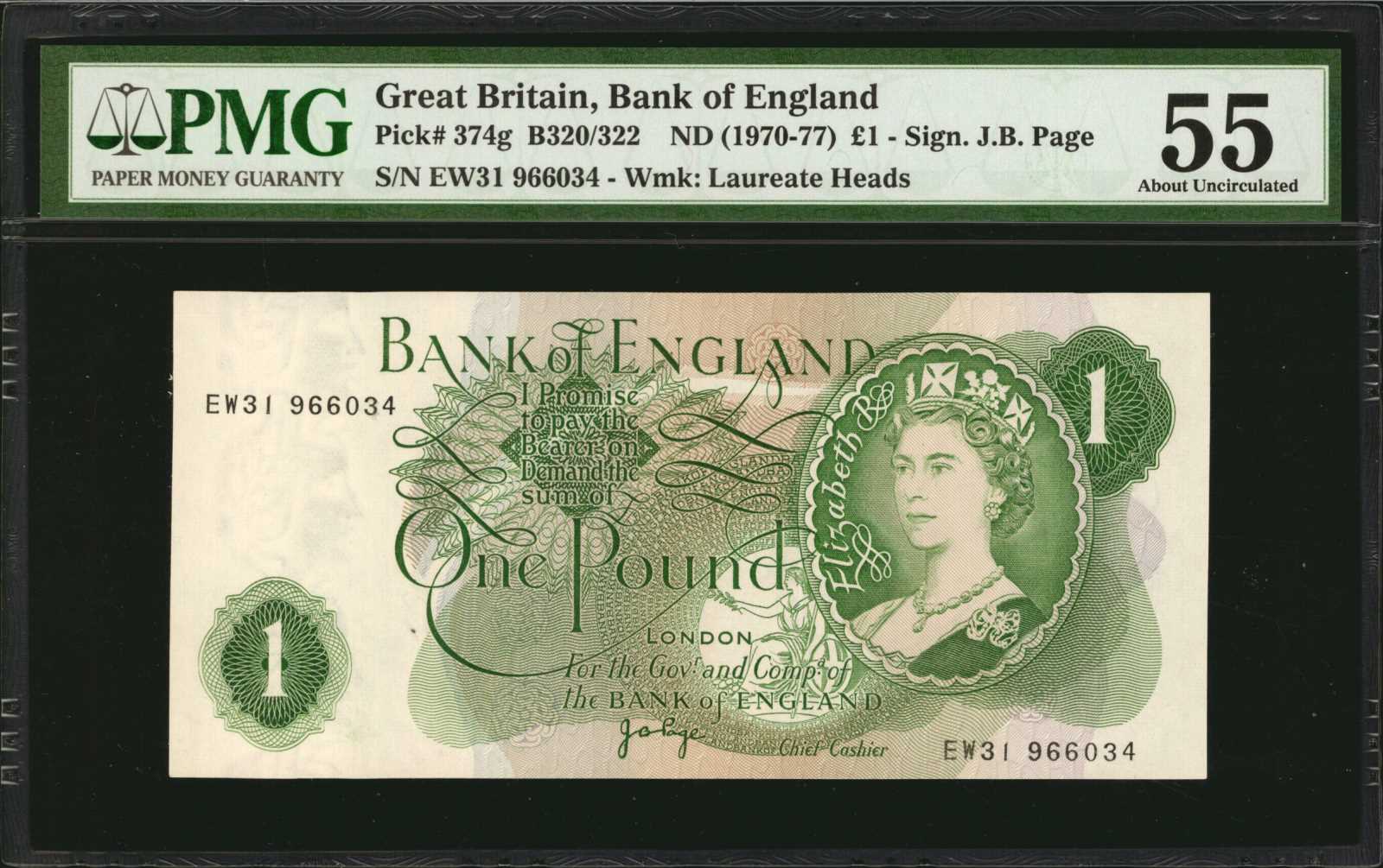 image for: United Kingdom  1 pound (B180f)