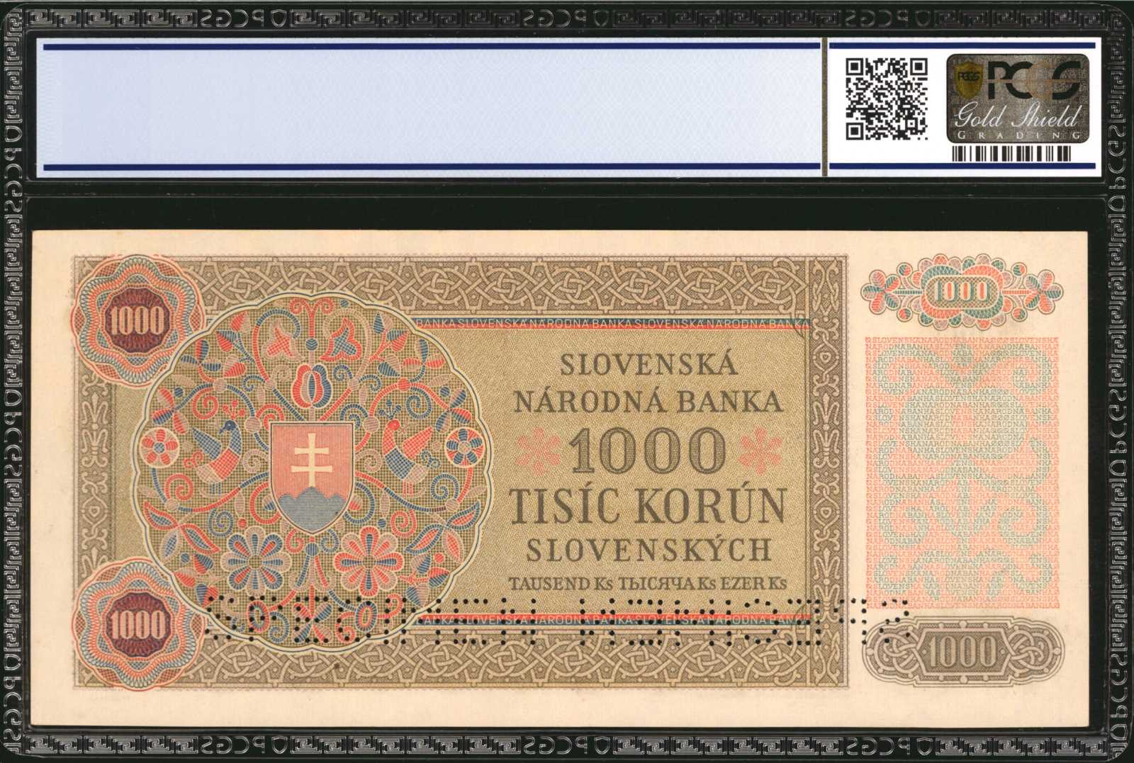 image for: Czechoslovakia  1,000 kor?n (B135as)