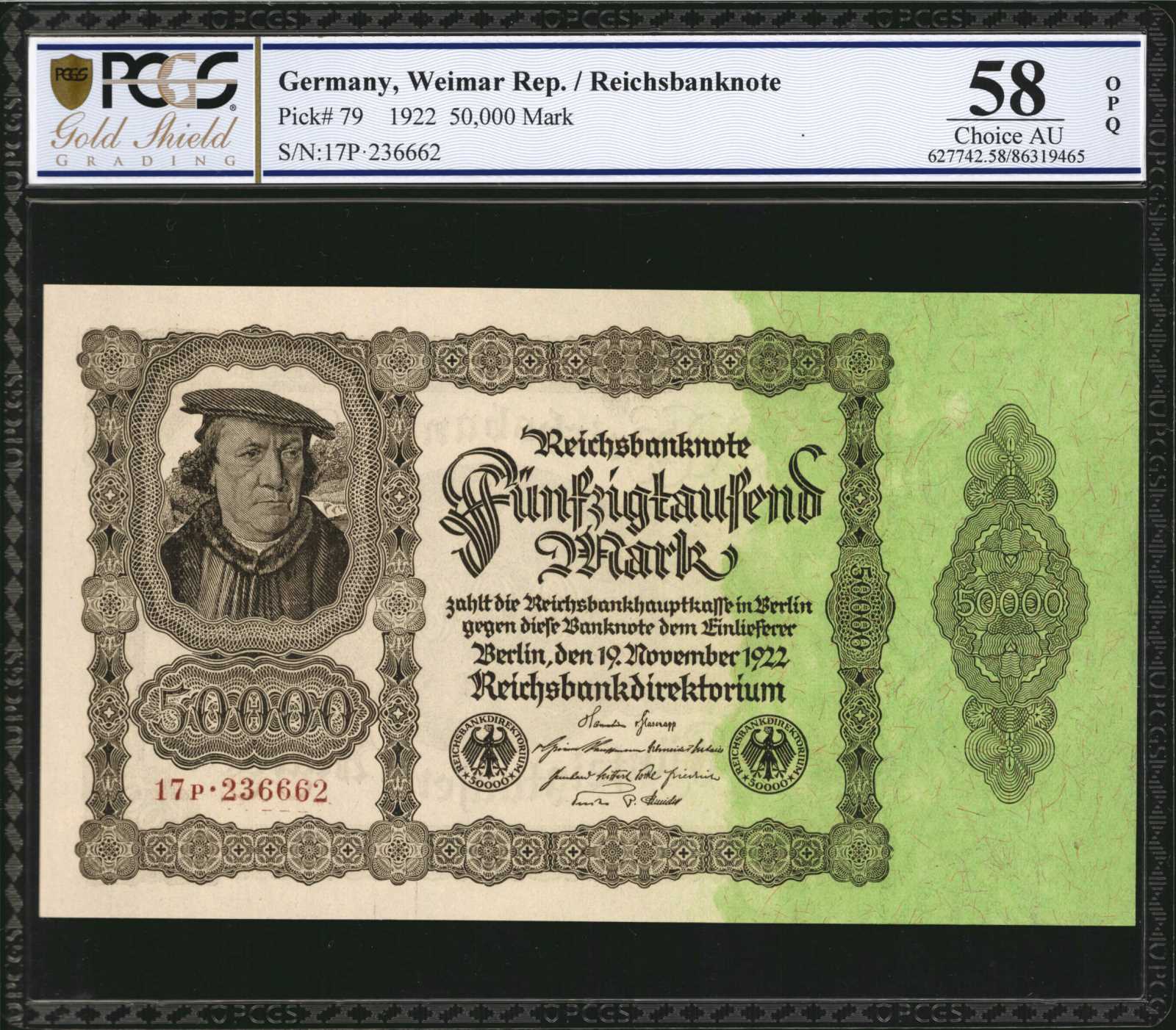 image for: Germany  50,000 mark (B240b)