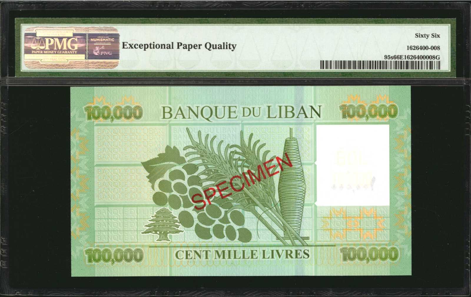 image for: Lebanon  1,000 livres (pounds) (B541as)