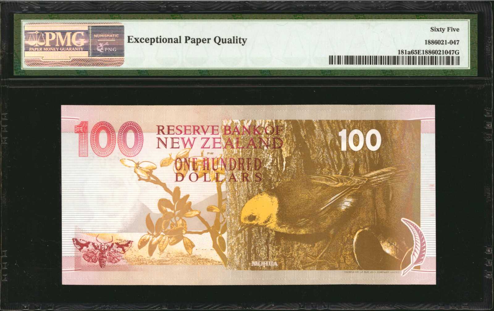 image for: New Zealand  100 dollars (B128as)