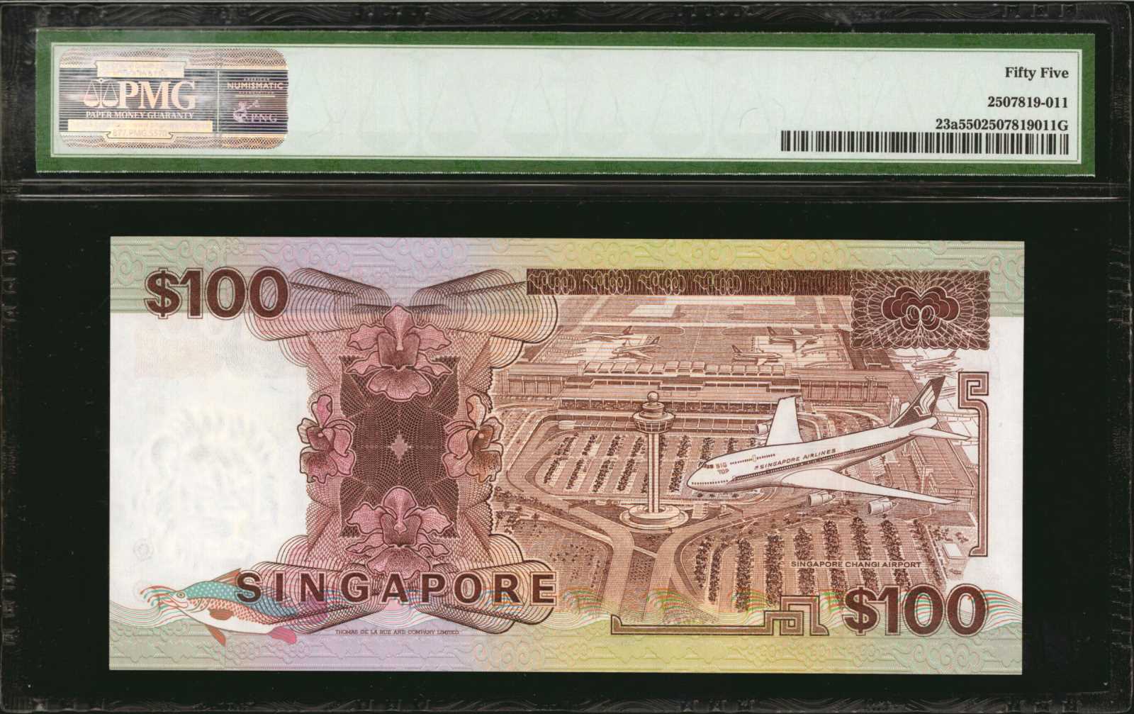 image for: Singapore  100 dollars (B124bz)