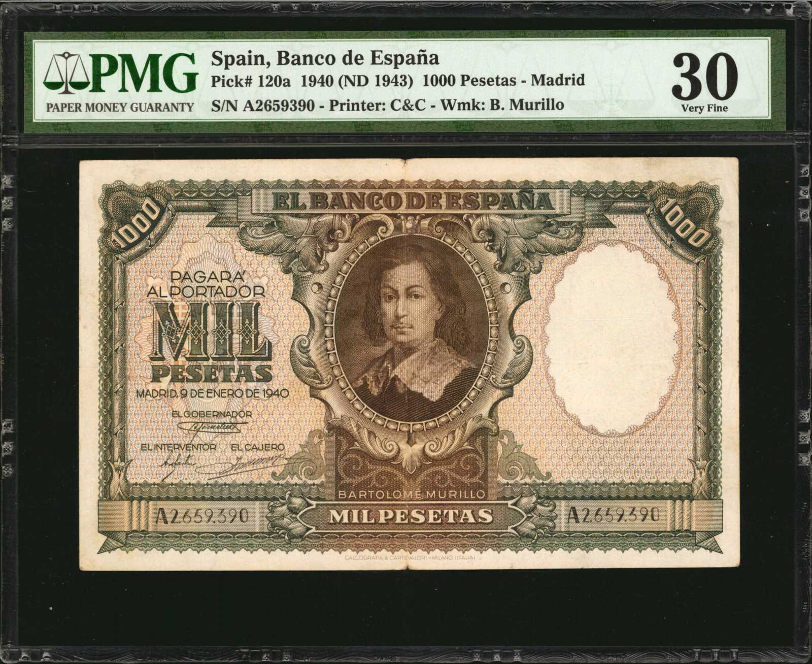 image for: Spain  1,000 pesetas (B586a)