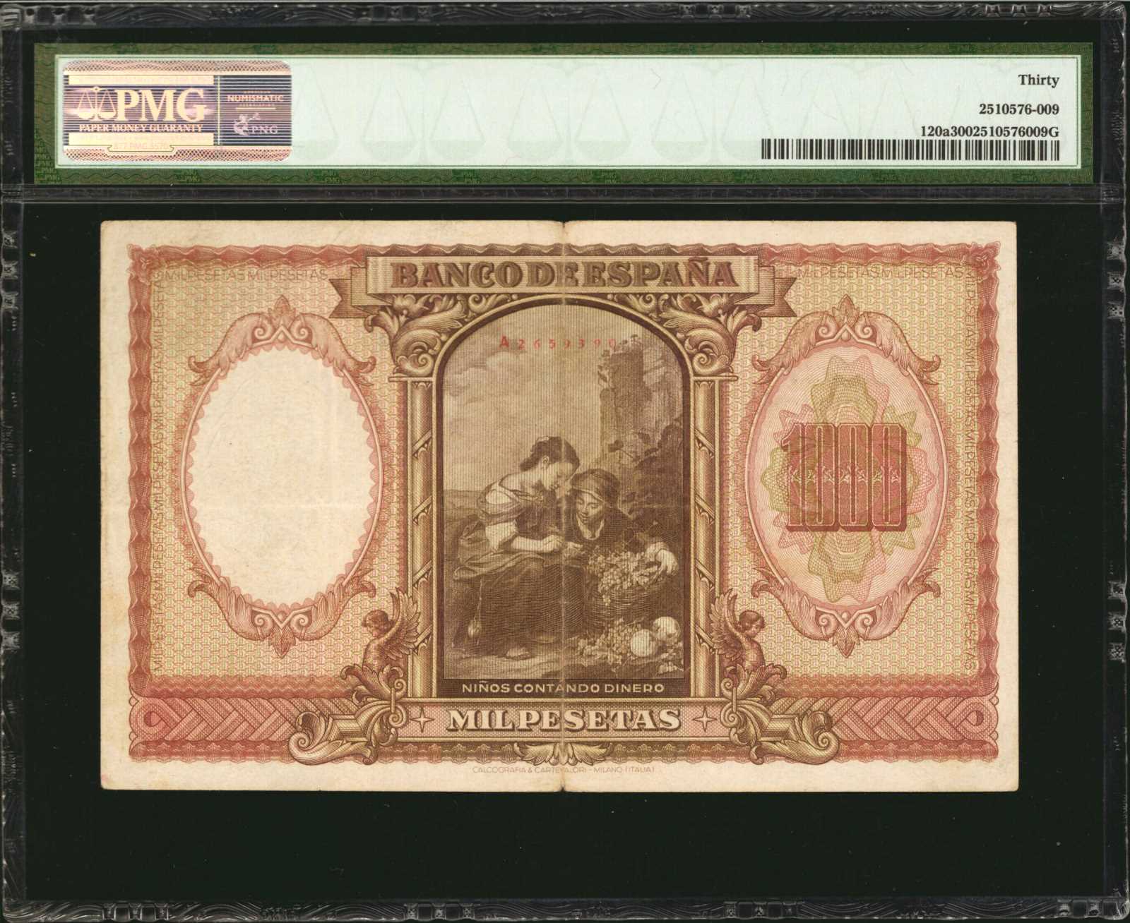 image for: Spain  1,000 pesetas (B586ar)