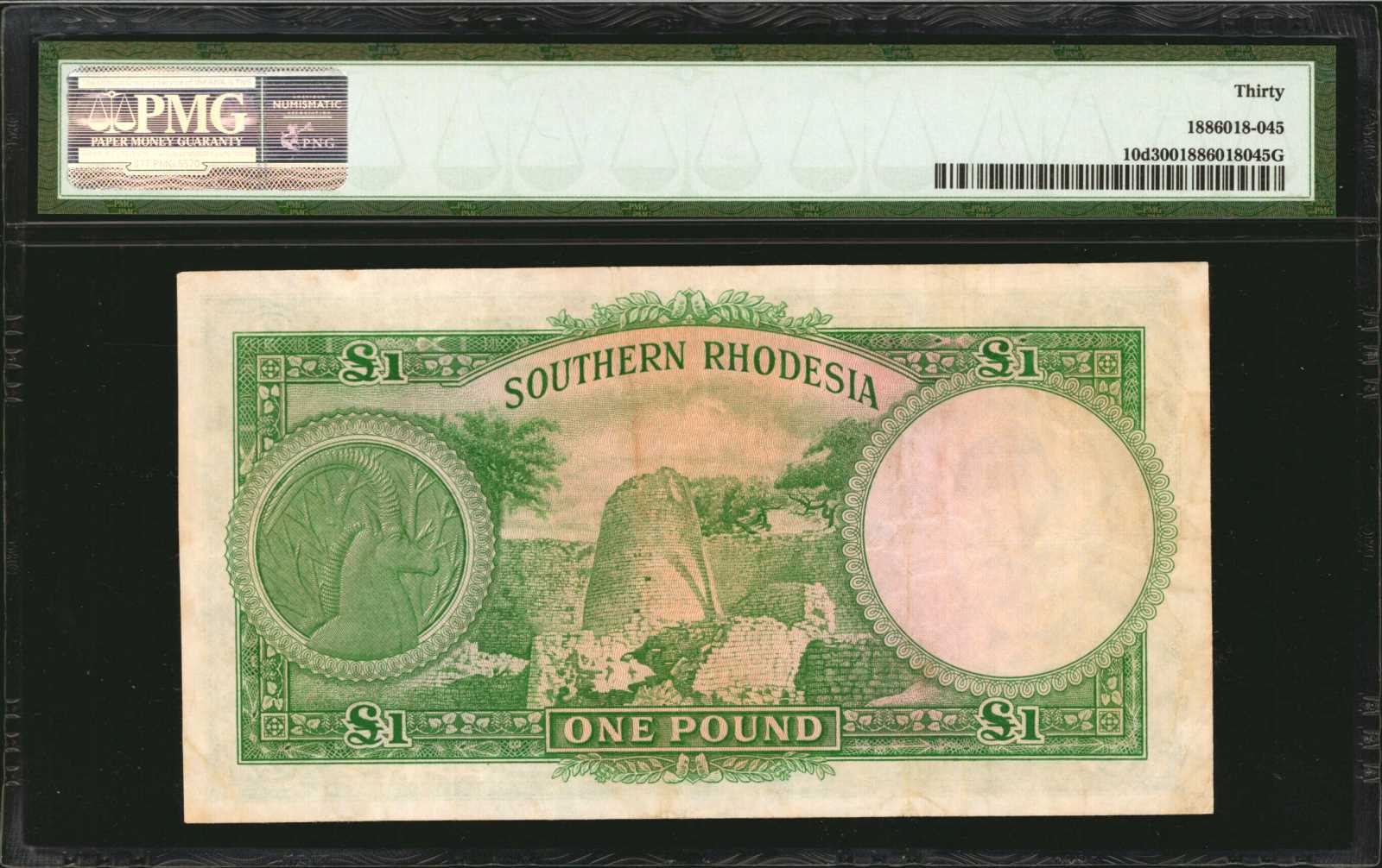 image for: Southern Rhodesia  1 pound (B104i4)
