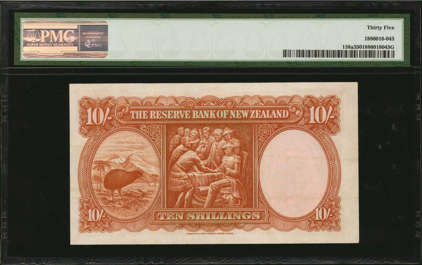 image for: New Zealand  10 shillings (B105h)