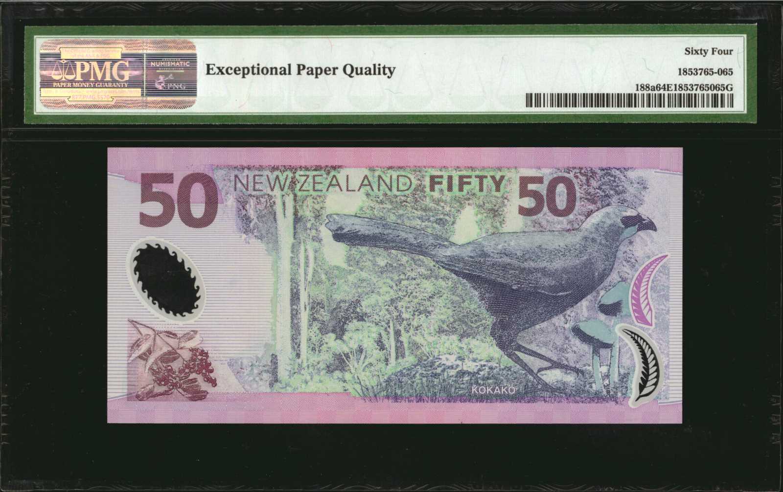 image for: New Zealand  50 dollars (B134d)